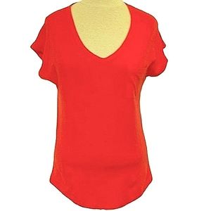 Old Navy Coral Cotton Pocket Front Tee NEW Sz. Sm